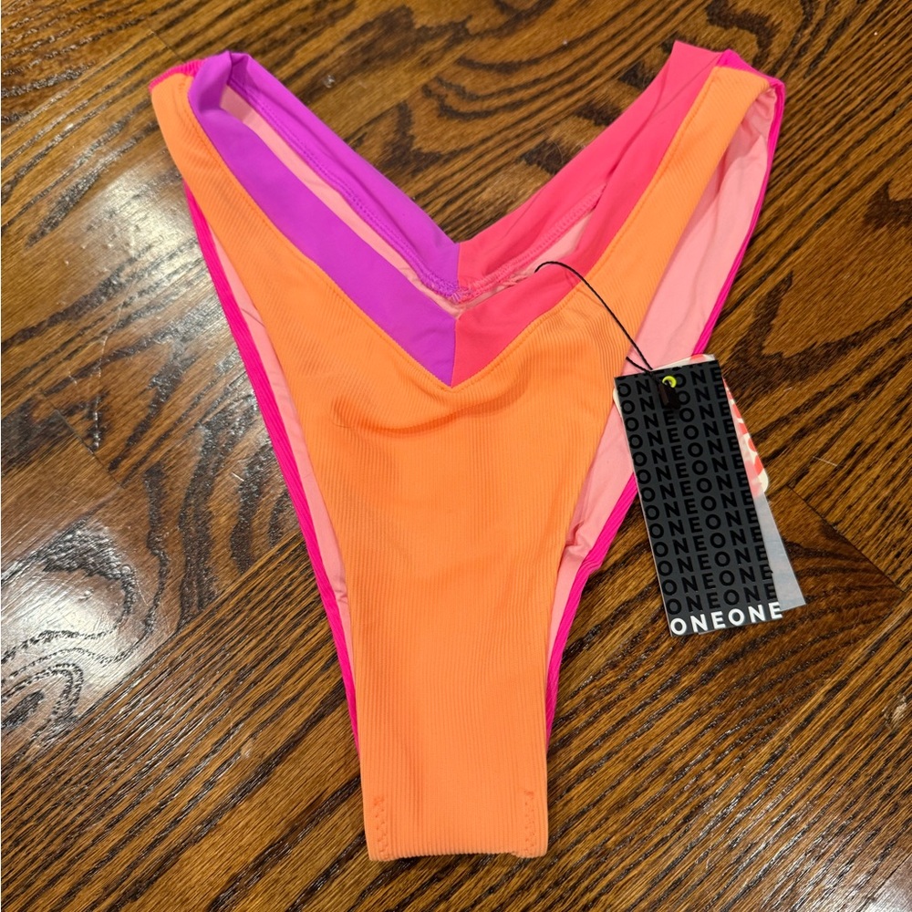 Women's Colorful Bikini Bottom NWT